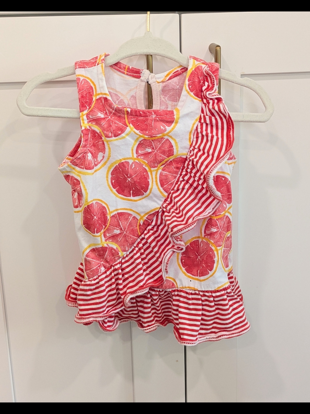 Burt's Bees Baby Citrus Ruffle Tank